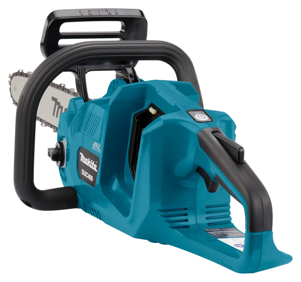 Makita DUC400Z 2 x 18 voltos láncfűrész 40 cm akkumulátorok és töltő nélkül