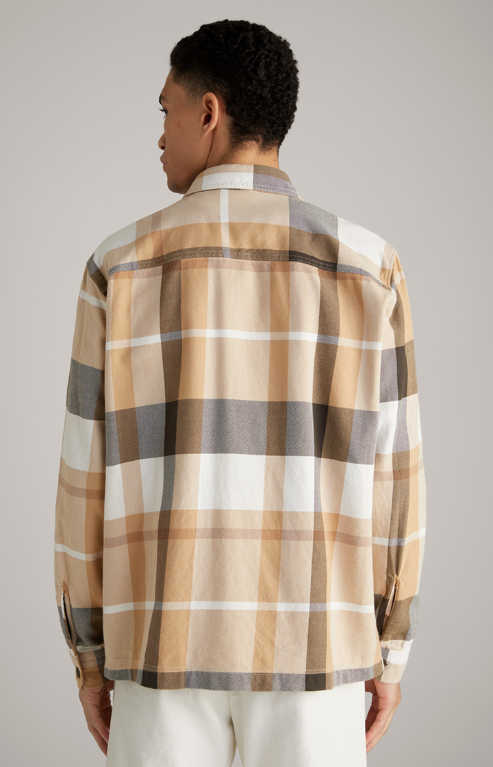 Hemd Harvi in Beige kariert