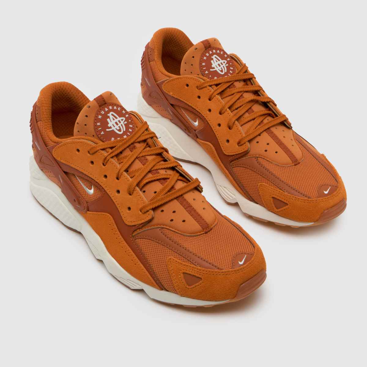 Nike Huarache Runner-sneakers i brunt och vitt