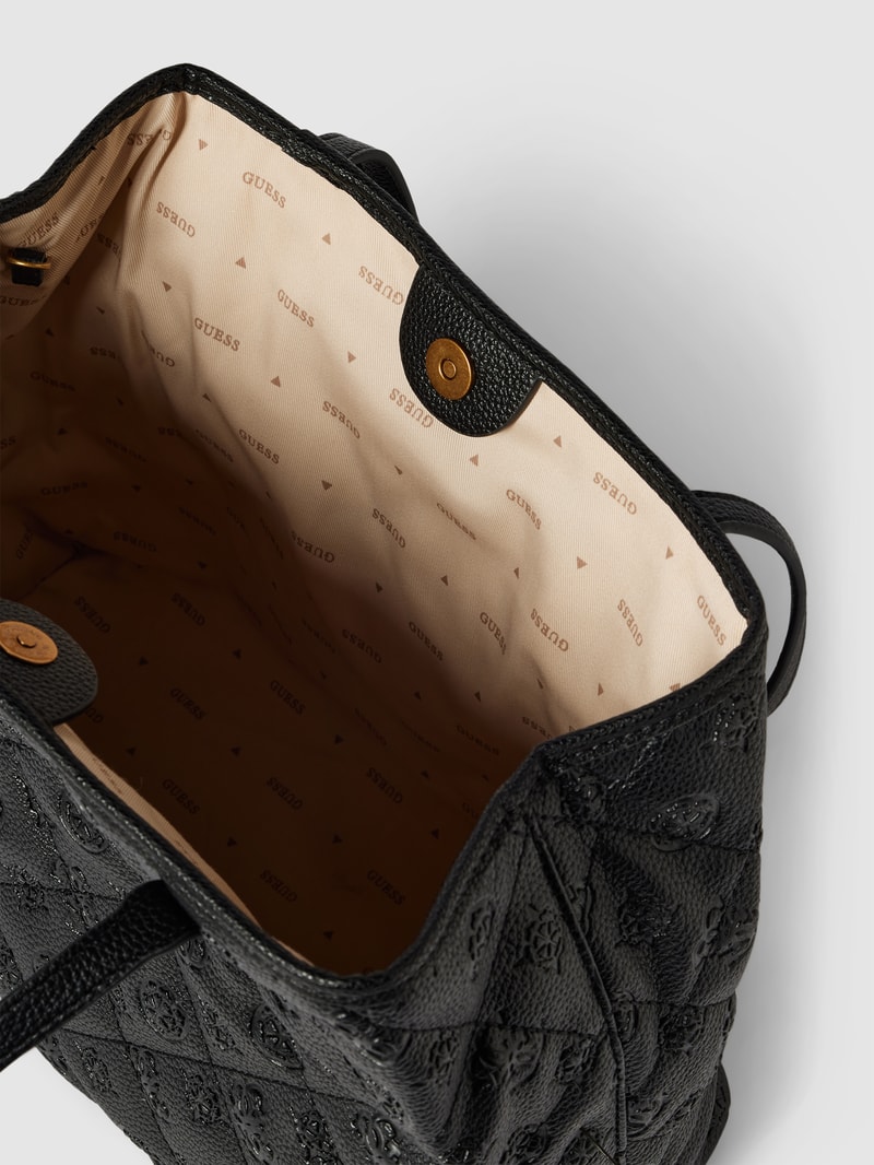 Shopper mit Strukturmuster Modell 'VIKKY' in schwarz