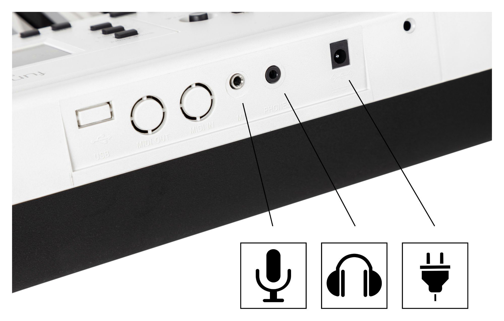 FunKey Home Keyboard 61 Edition (300 Sounds, 300 Rhythmen), (Spar-Set, inkl. Keyboardständer & Bank), mit Begleitautomatik und intelligente Lernfunktion