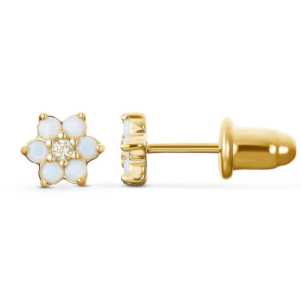 FAVS Boucle d'oreilles pour enfants 925 Argent Boucles d'oreilles
