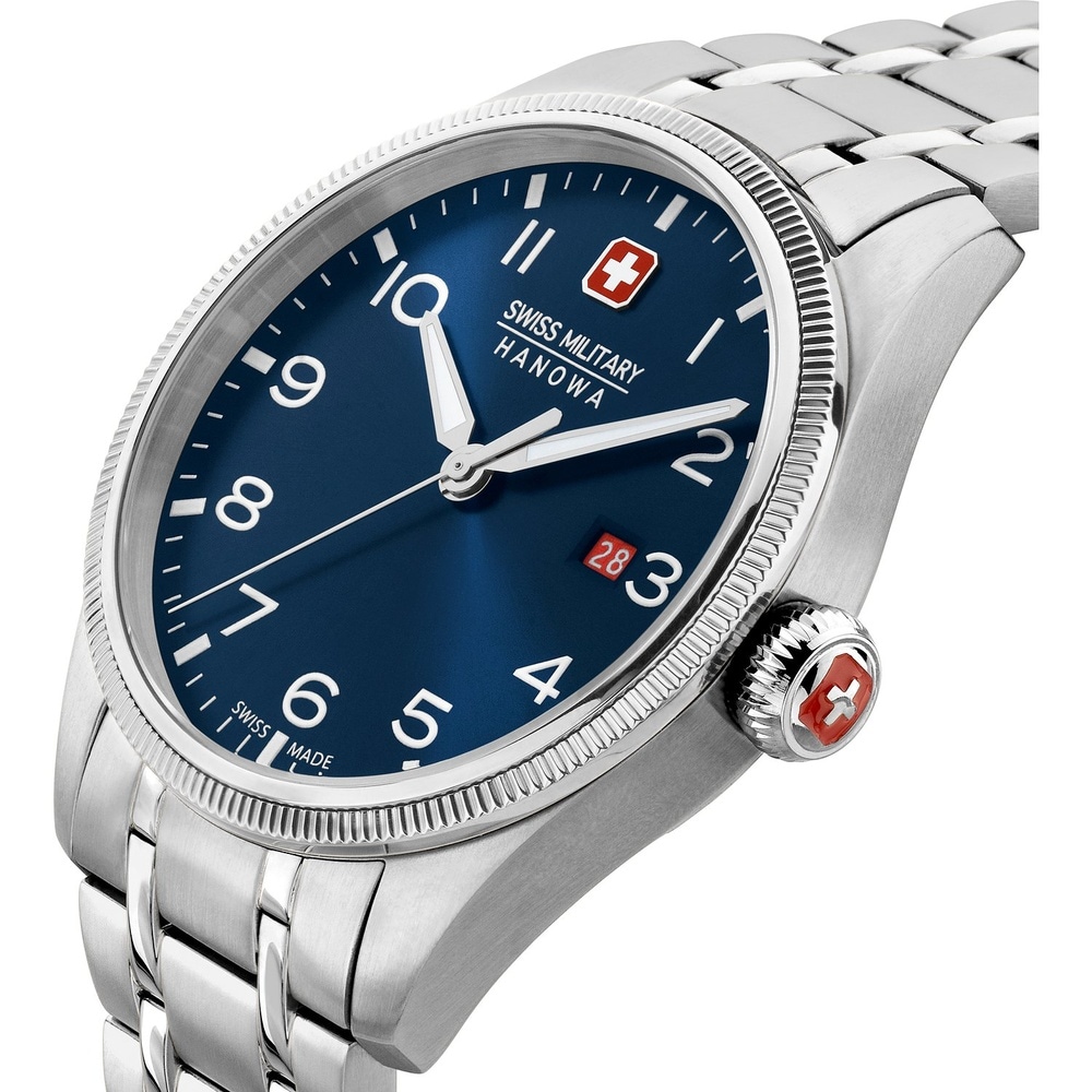 SWISS MILITARY HANOWA Montre pour hommes Acier inoxydable Montre
