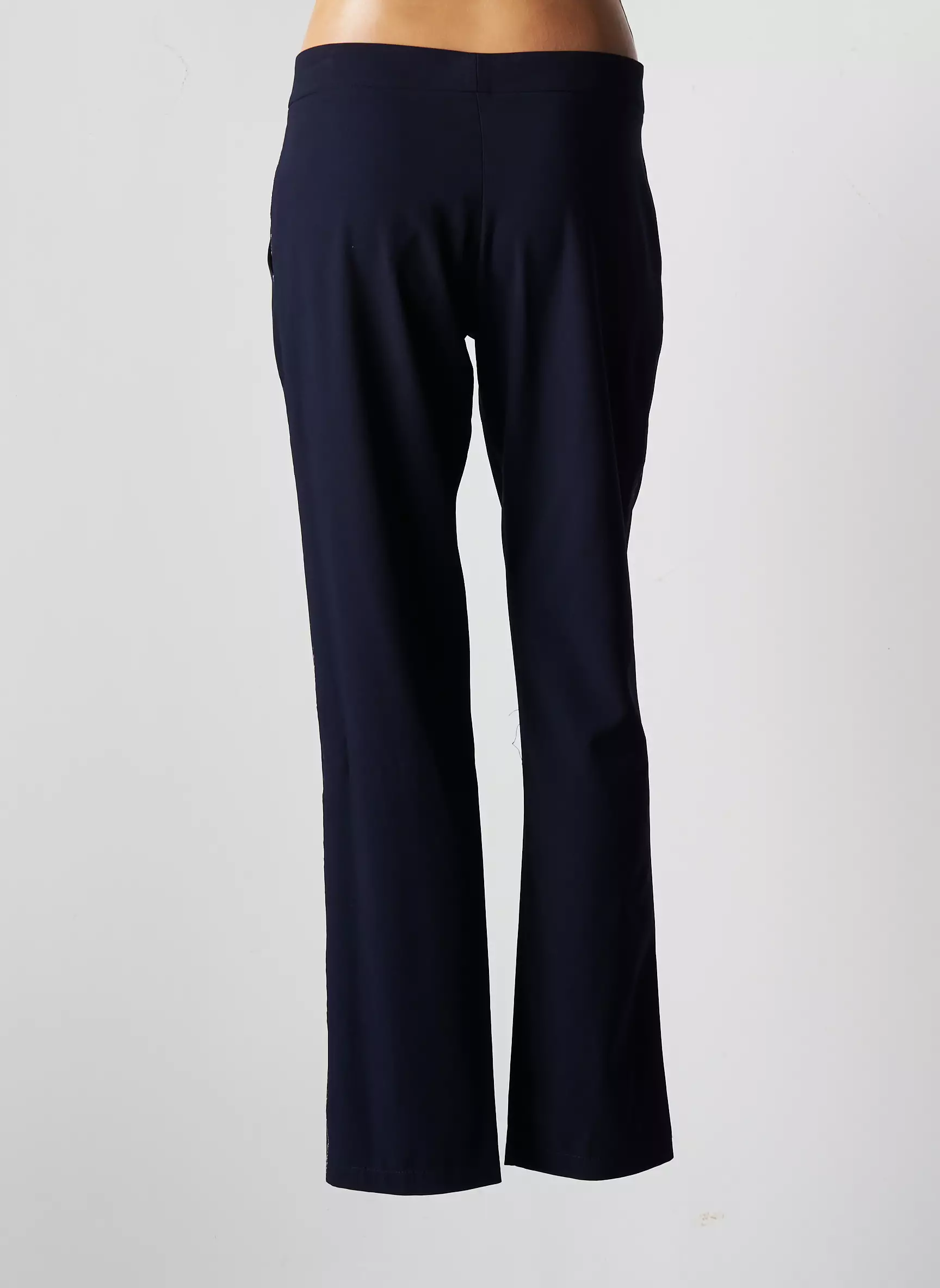 Julie Guerlande Pantalons Droits Femme couleur bleu