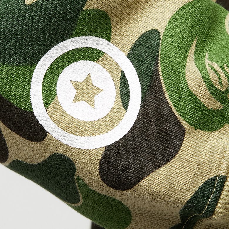 A Bathing Ape Big ABC Camo Shark Full Zip Hoodie M green