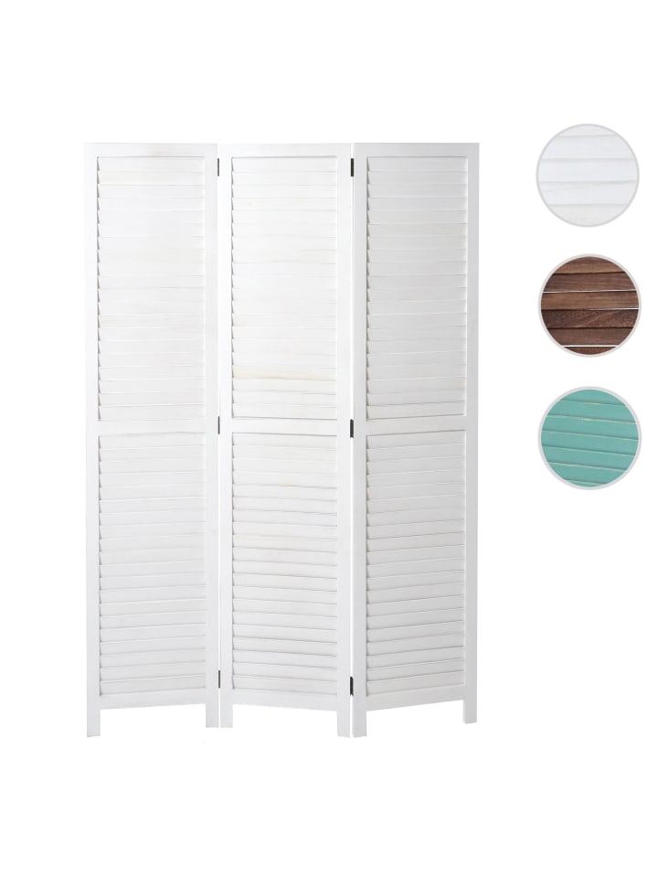 MCW Paravent C30 im Shabby-Look, Weiß günstig kaufen onesize