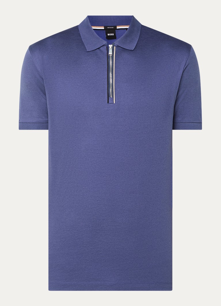 HUGO BOSS C-Polston slim fit polo with half zip