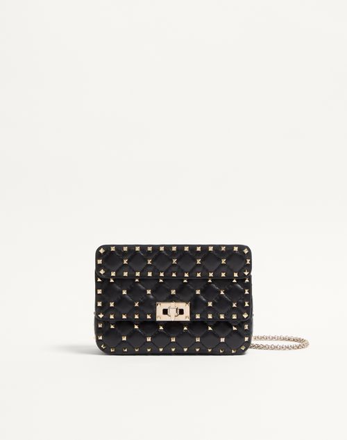 Lille Rockstud Spike-taske i nappalæder