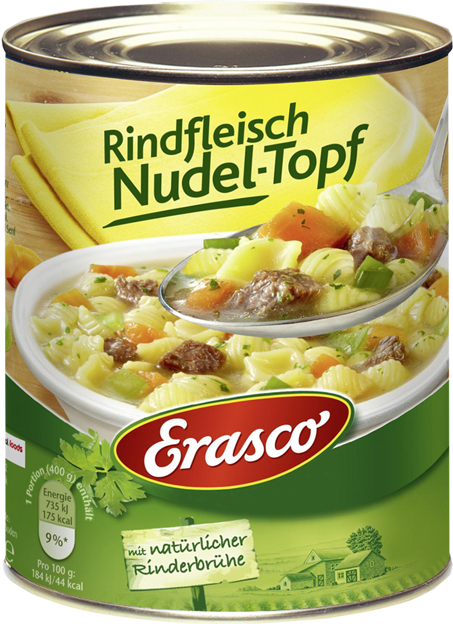 Erasco Rindfleisch-Nudeltopf