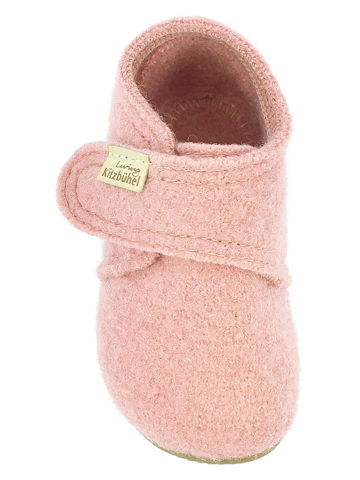 Living Kitzbühel Woll-Hausschuhe in Rosa günstig kaufen