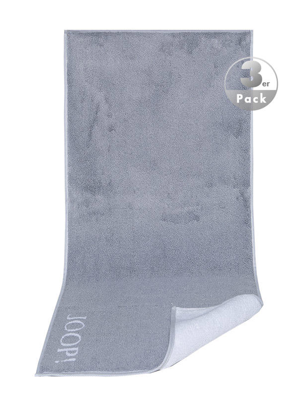JOOP!, Gästetücher, Baumwolle, 30 x 50 cm, silber