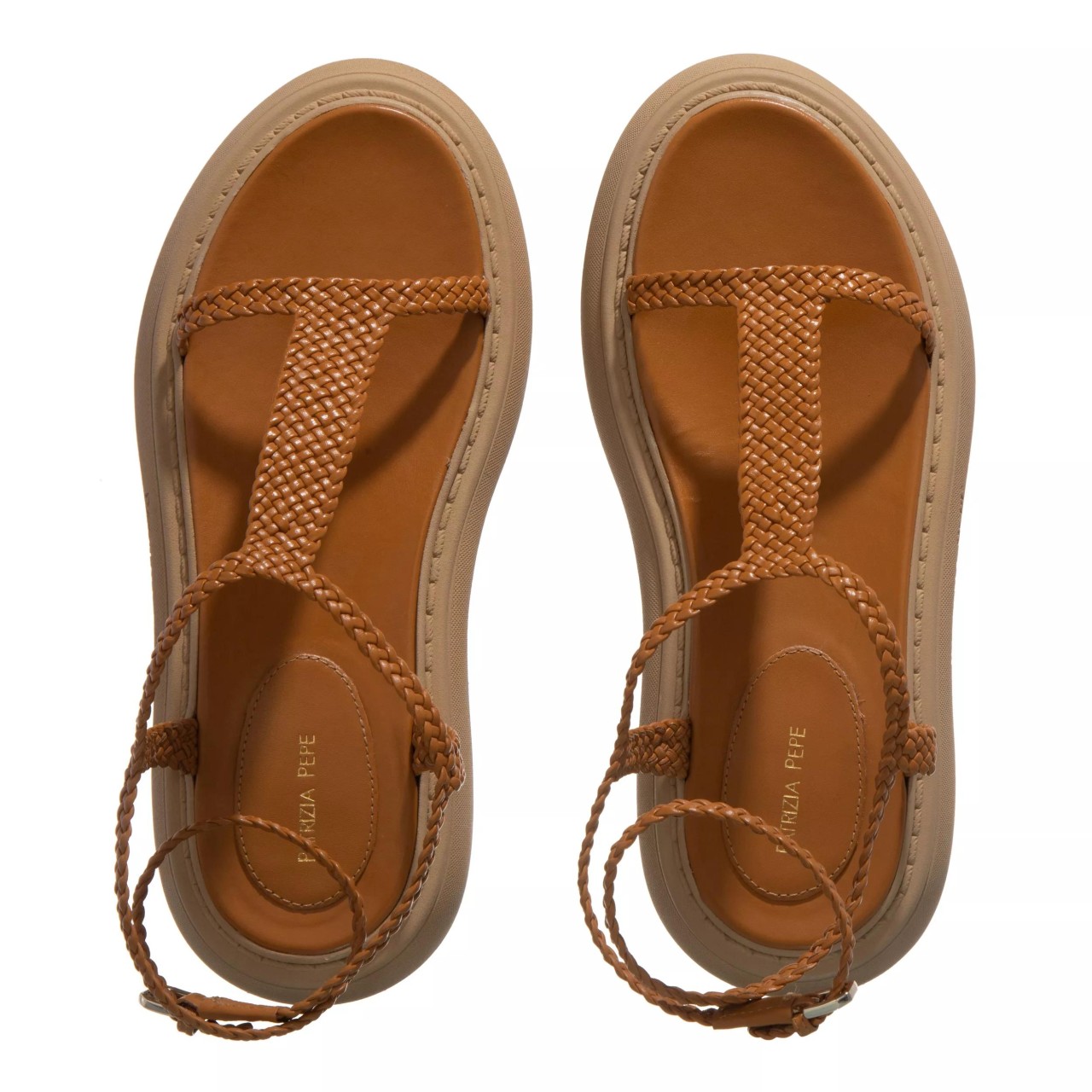 PATRIZIA PEPE WOMEN Riemchen Sandalen braun Sandale