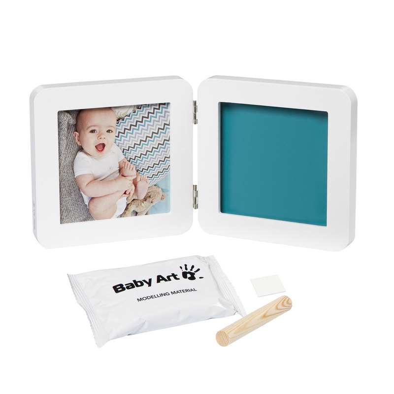 Cadre blanc empreinte et photo My Baby Touch Baby Art