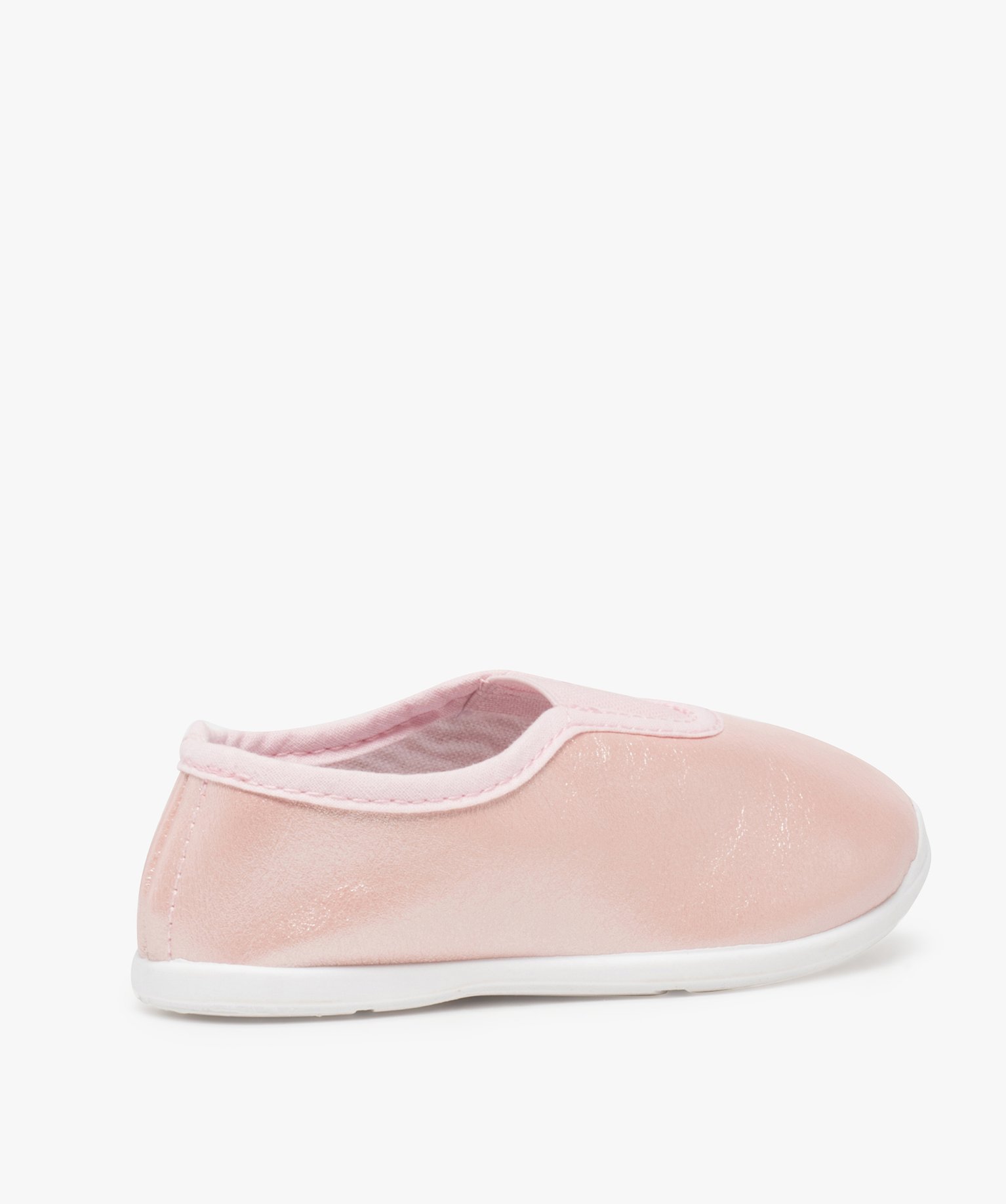 Rythmiques fille dessus brillant avec élastique central rose | GEMO
