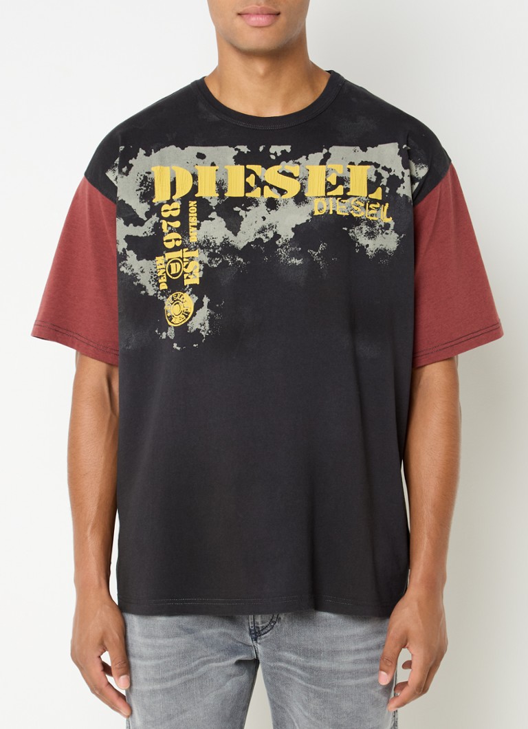Tricou Diesel T-Boxt-Q4 cu logo imprimat