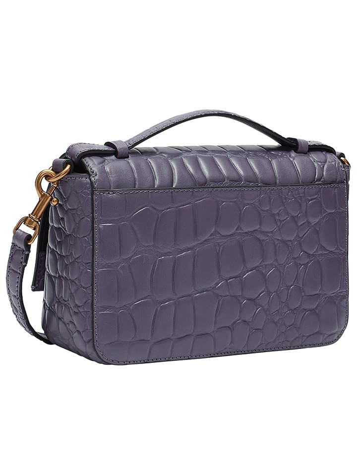 LIEBESKIND BERLIN Leder-Umhängetasche in Lila - (B)22 x (H)14 x (T)7,4 cm günstig kaufen onesize