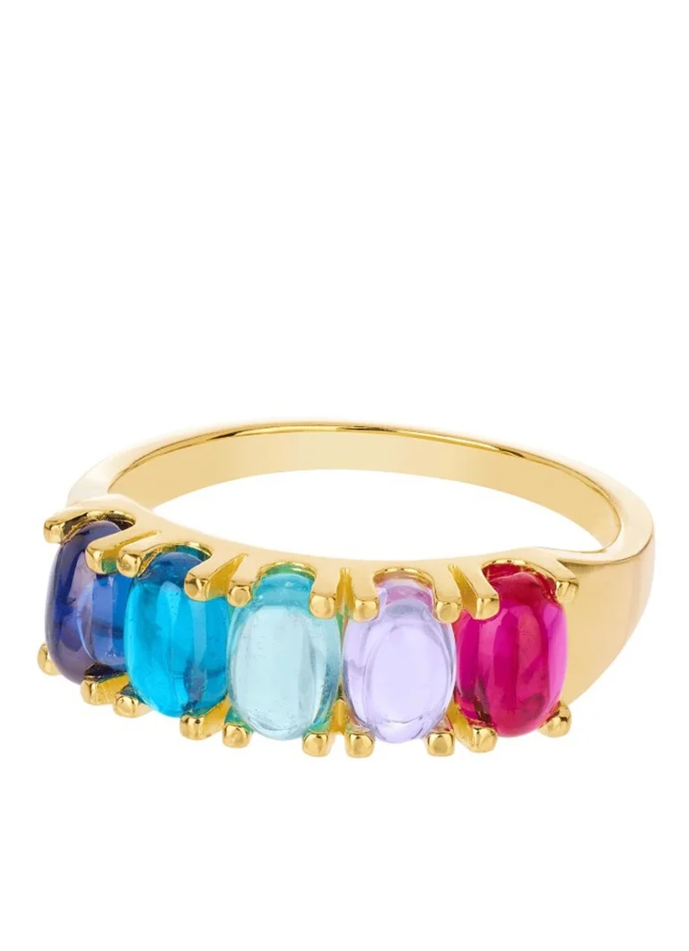 Anna + Nina Bifrost ring gold plated