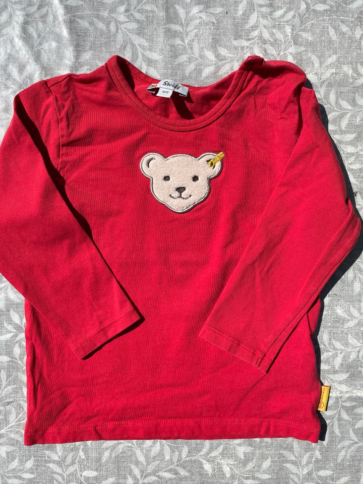 Steiff Longsleeve in Rot günstig kaufen 86
