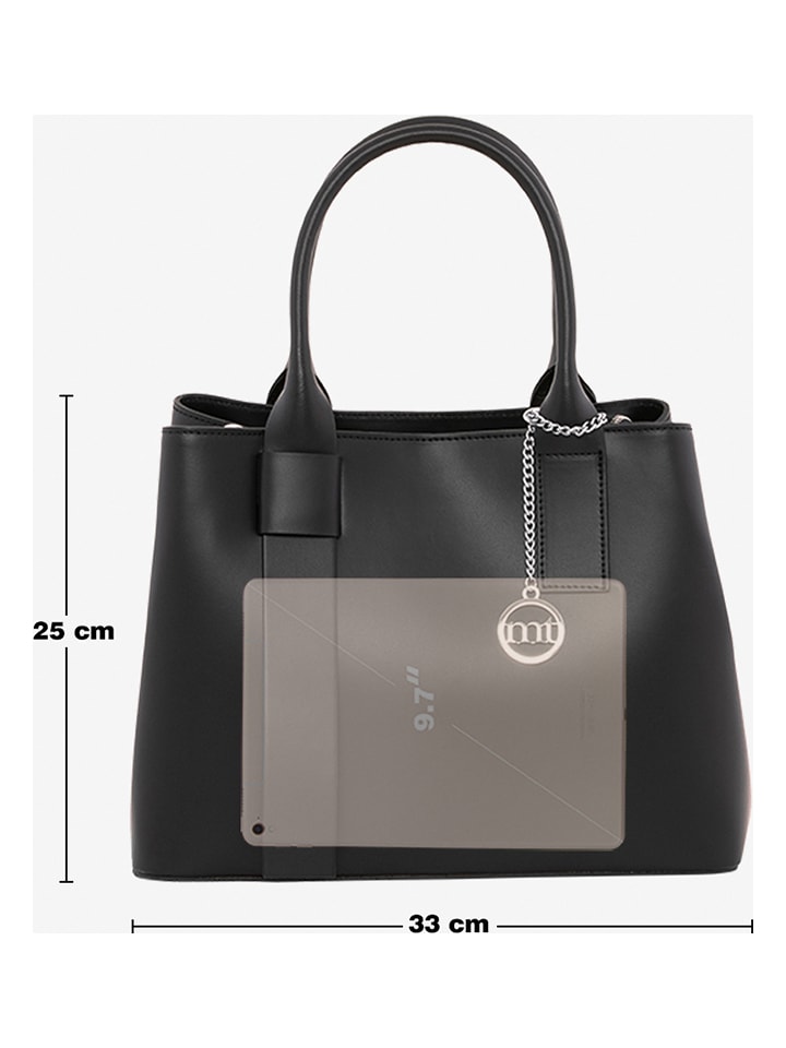 Mia Tomazzi Leder-Henkeltasche 