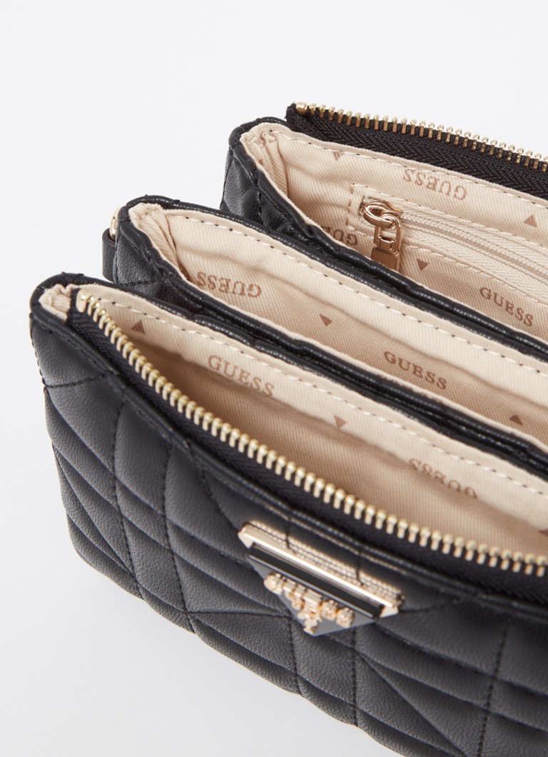 GUESS Latona Mini crossbody torba s logotipom i odvojivim remenom za rame