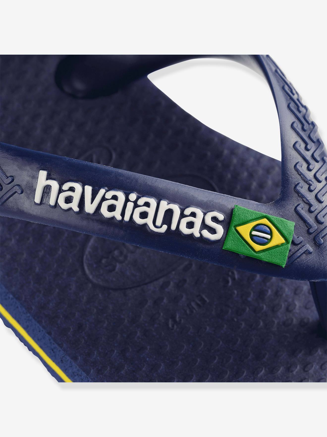 Tongs Baby Brasil Logo II HAVAIANAS marine