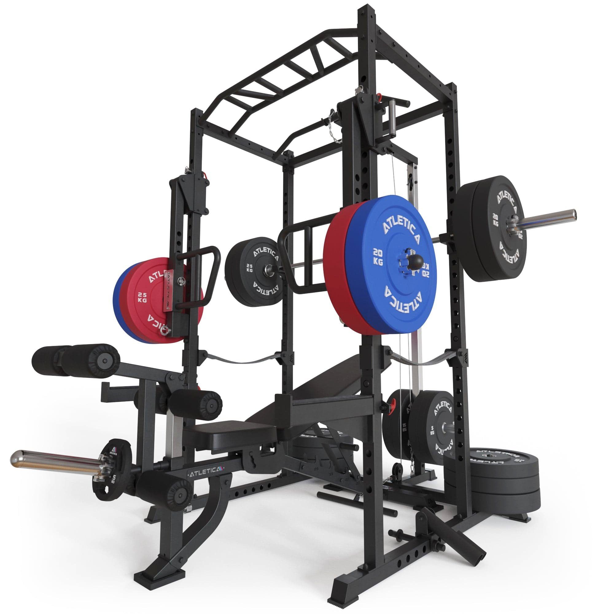 ATLETICA Power Rack R5-Boost Power Rack mit Jammer Arms, in zwei Höhen