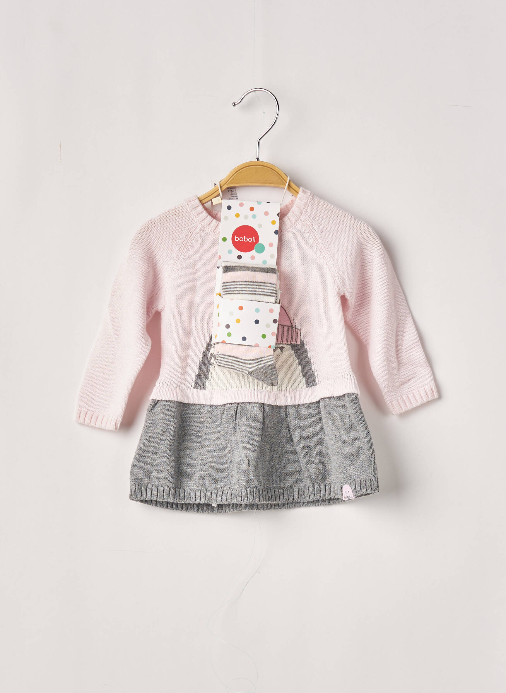 Boboli Robes Mi Longues Fille couleur rose