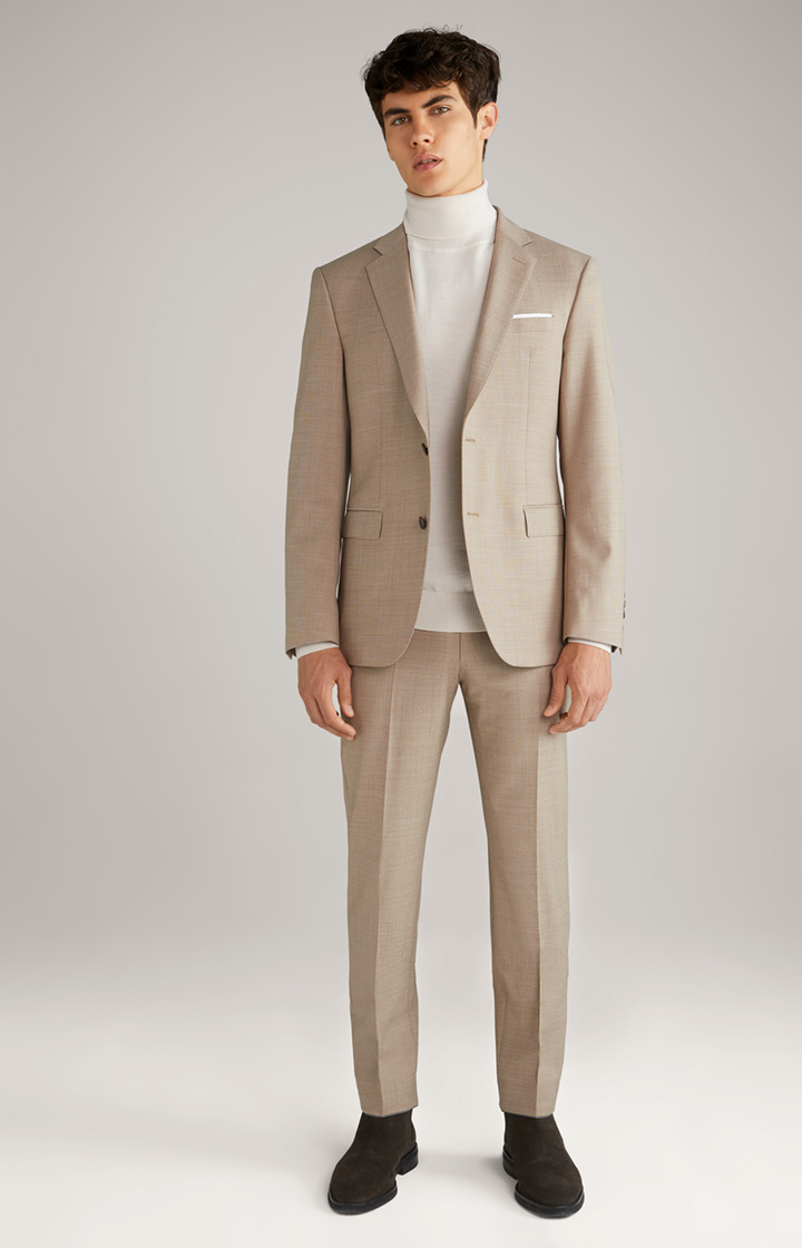 Baukasten-Sakko Herby in Beige meliert