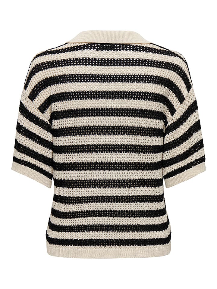 JDY Pullover in Beige/ Schwarz günstig kaufen