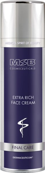 MSB Cosmeceuticals Final Care Extra Rich Face Cream Gesichtscreme