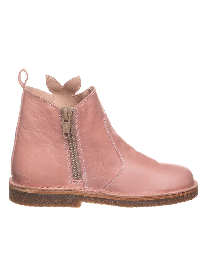 kmins Leder-Boots in Rosa günstig kaufen