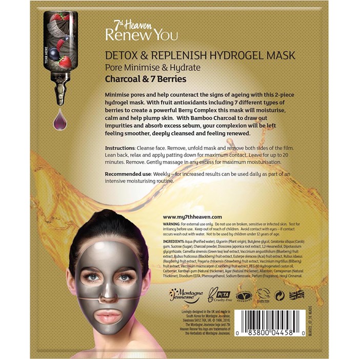 Detox & Replenish Hydrogel Mask