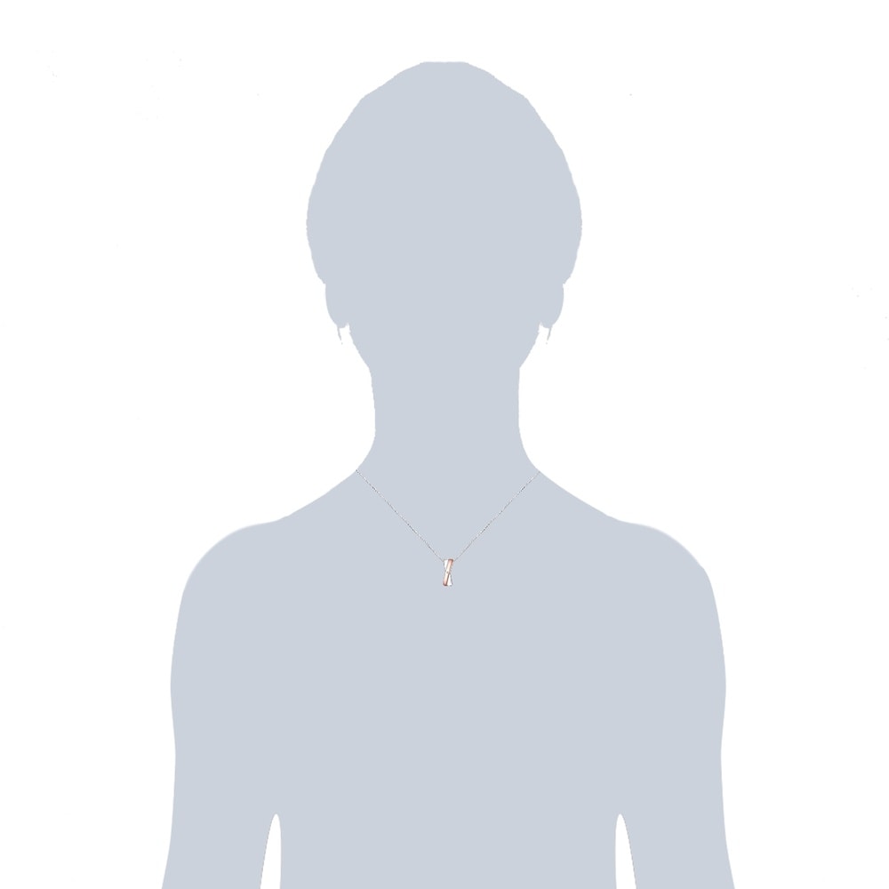 Rafaela Donata Collier en diamant Argent sterling Diamant en Argent collier