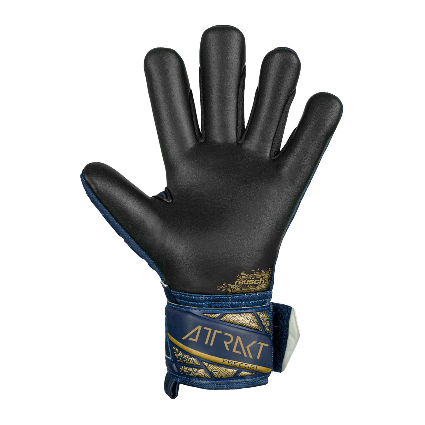 Reusch Attrakt Freegel Silver TW-Handschuhe Kids Blau Gold Schwarz F4411