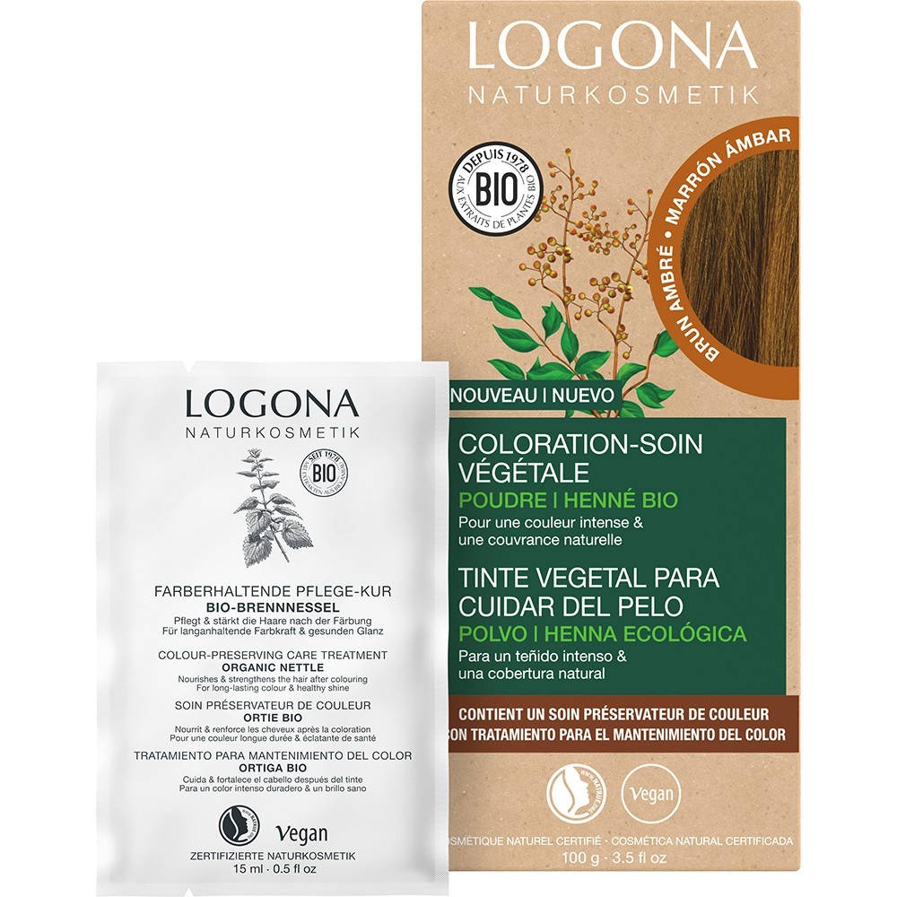 Tratamiento de coloración capilar Logona