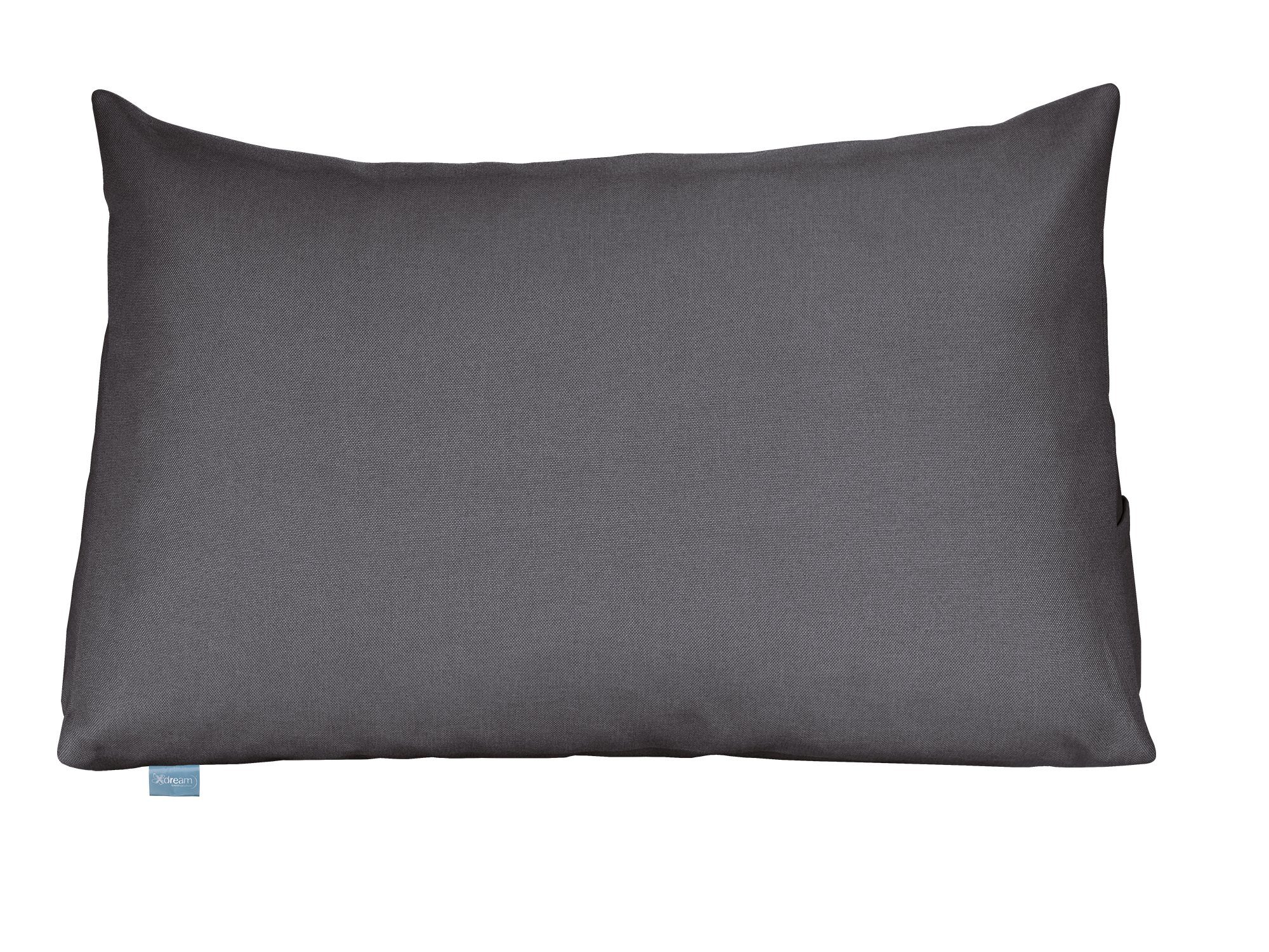 XDREAM Rückenkissen ergonomisches Keilkissen für Bett und Sofa, 1-tlg., als Kopfkissen oder Venenkissen verwendbar, mit praktischem Seitenfach