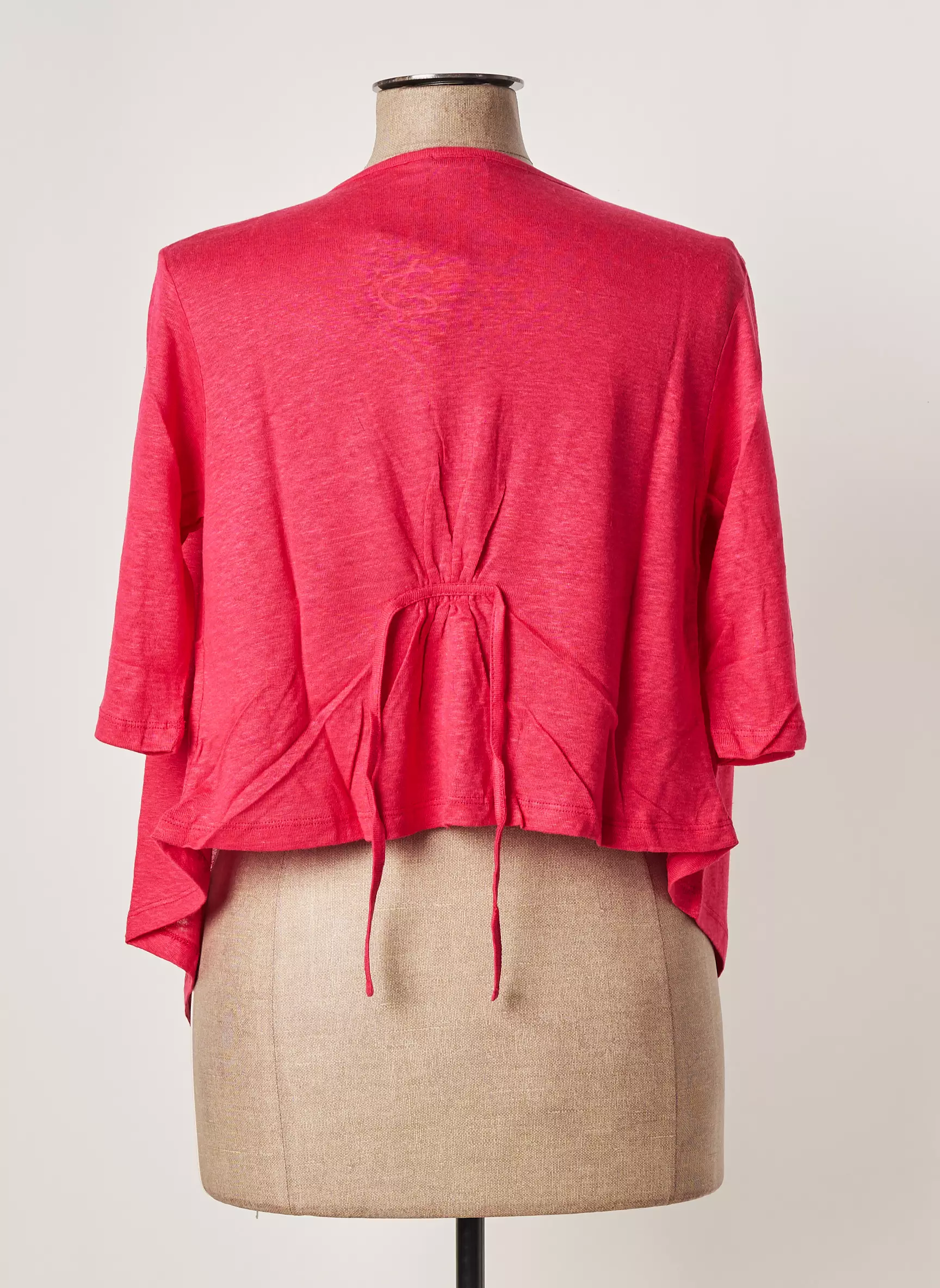 G Oze Gilets Manches Courtes Femme couleur rose