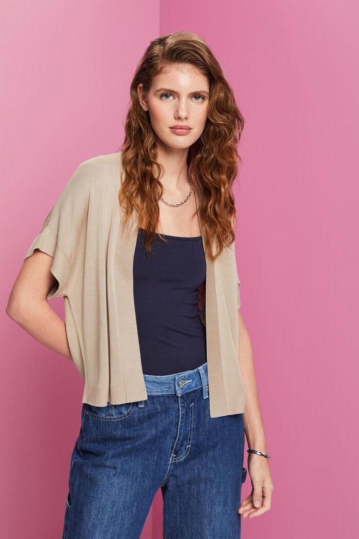 Cardigan mit kurzen Ärmeln