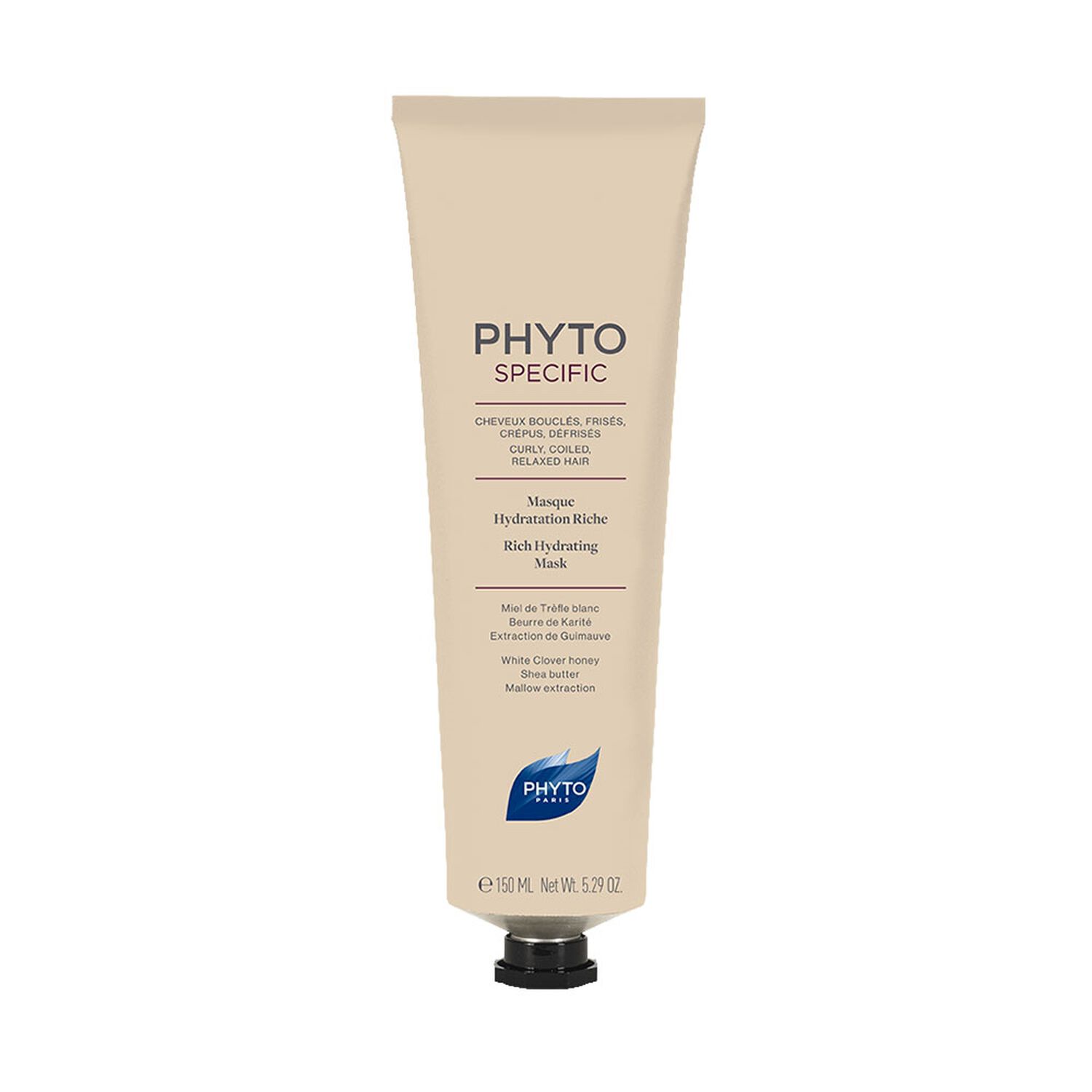 Phyto Phytospecific Masque Hydratation Riche - Cheveux Bouclés, Texturés ou Défrisés 150 ml