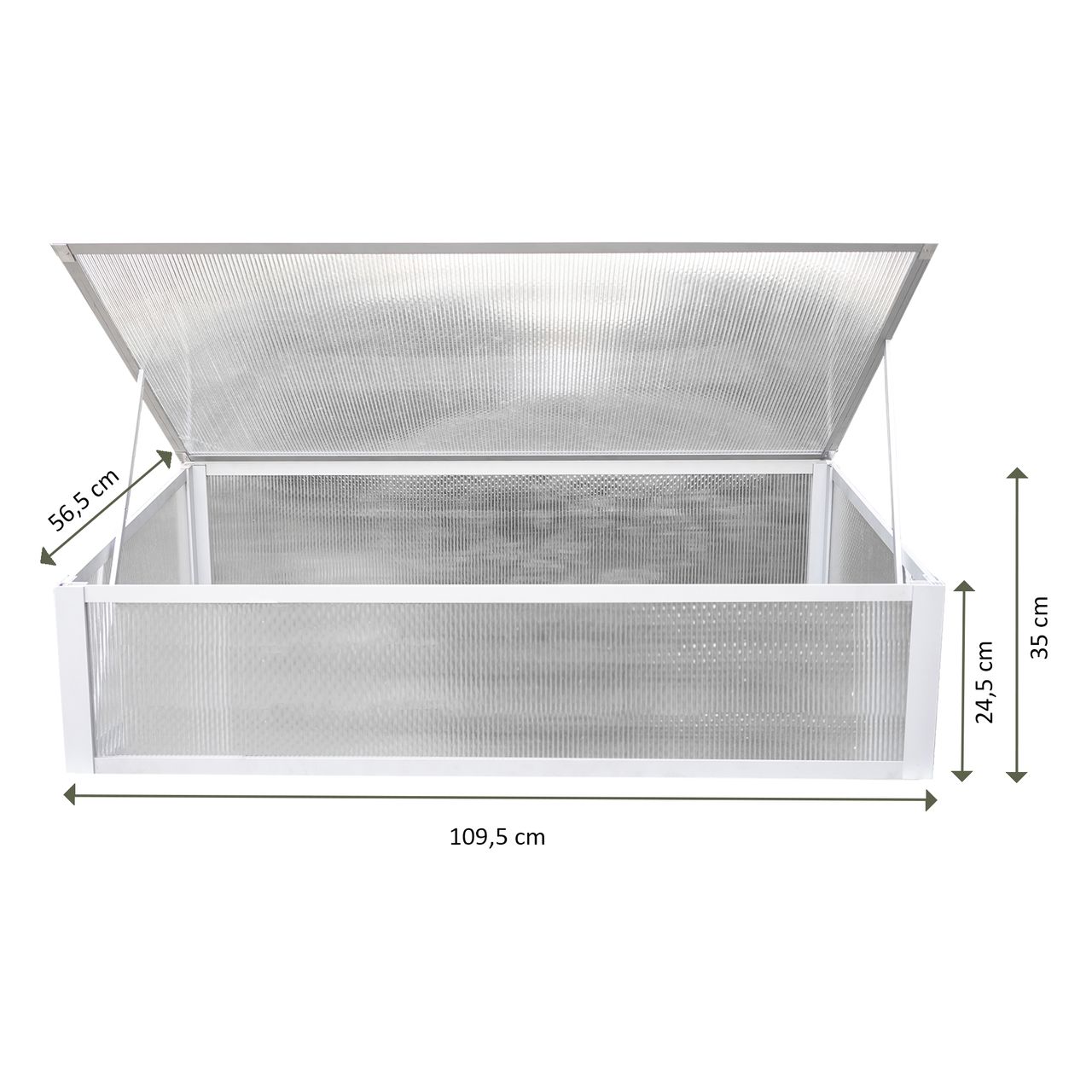 Lemodo Premium Frühbeet aus Aluminium