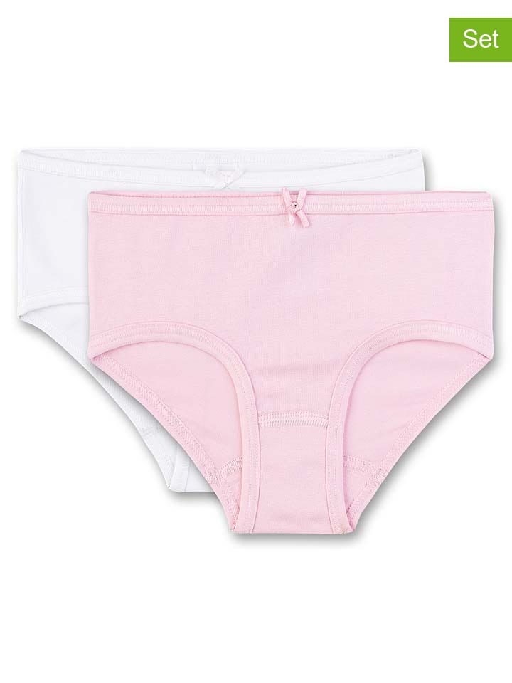 Sanetta 2er-Set: Slips in Weiß/ Rosa günstig kaufen