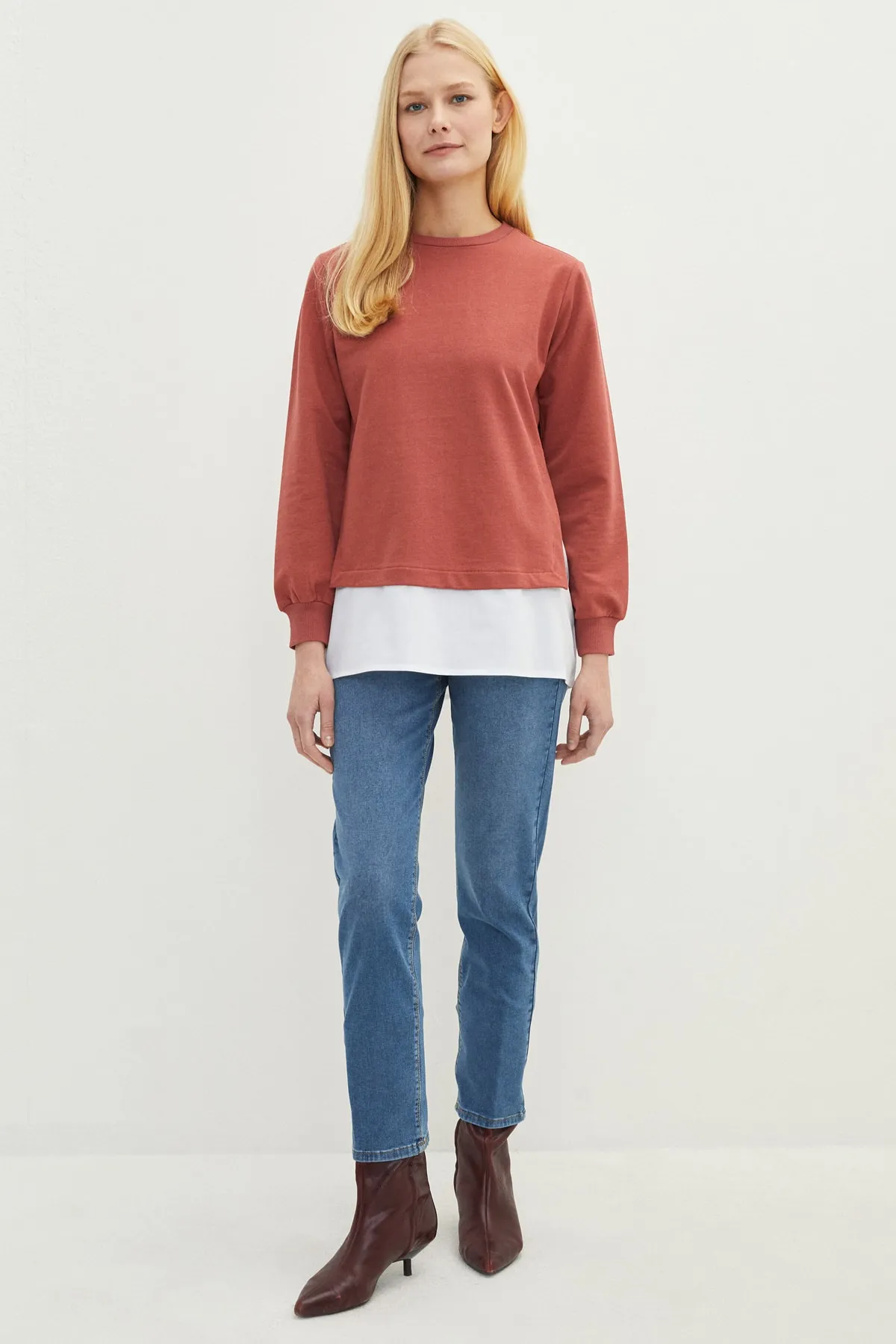 LC Waikiki  Sweatshirt - Rot - Regular Fit