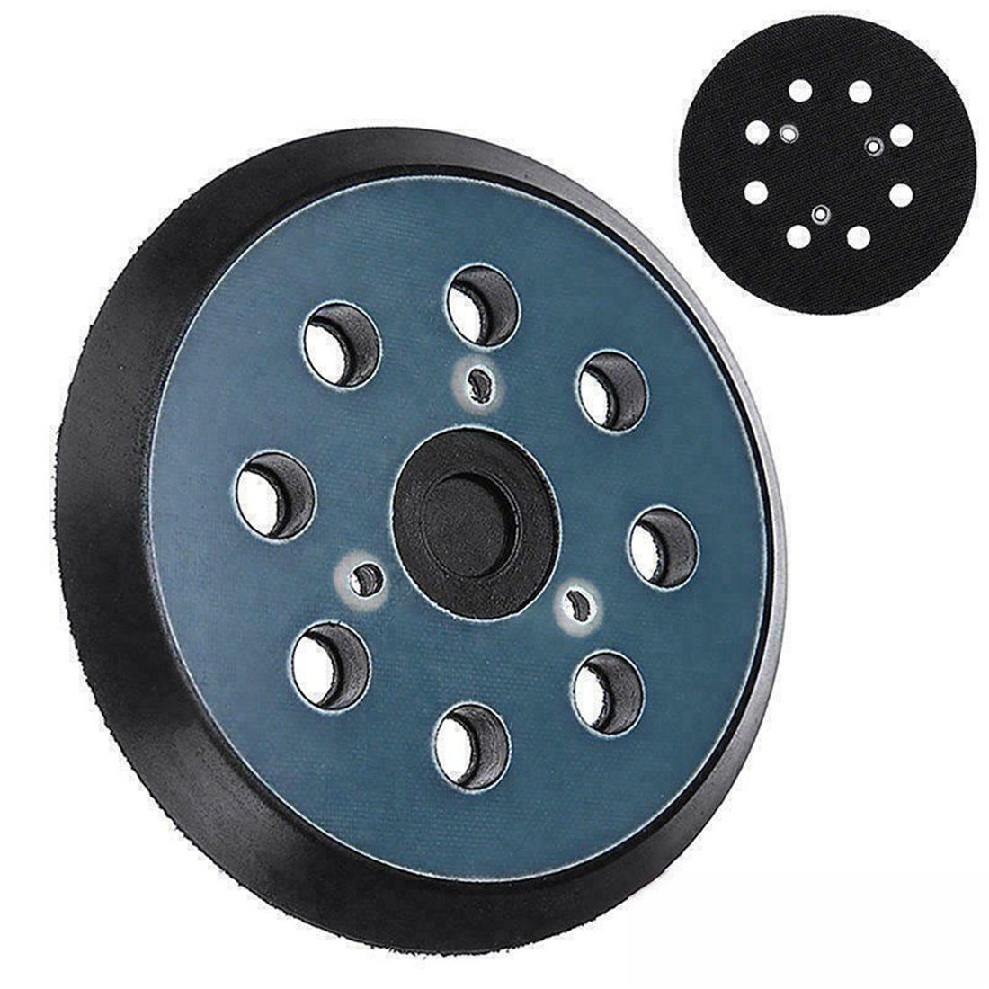 DÖRÖY Polierpad 2 x Schleifscheiben, Velcro 12,5 cm Pads, Exzenterschleifer