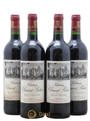 Château Clément-Pichon Cru Bourgeois  2000 - Lot de 4 Bouteilles