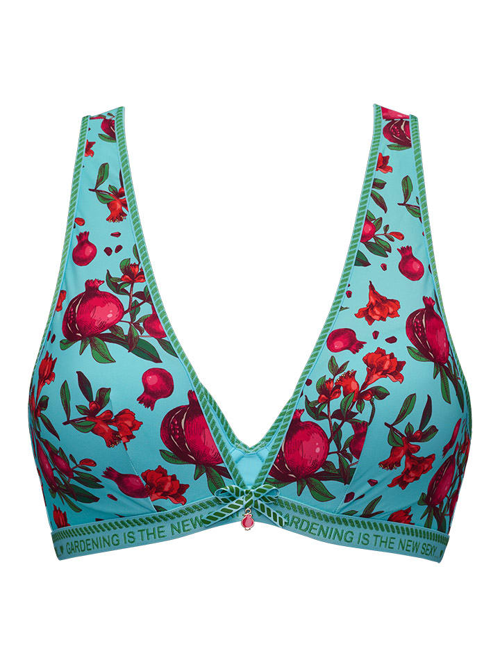 Marlies Dekkers Push-up-BH in Türkis/ Rot günstig kaufen