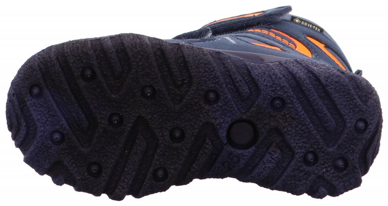 HUSKY - Blau/Orange Boots mit Klettverschluss