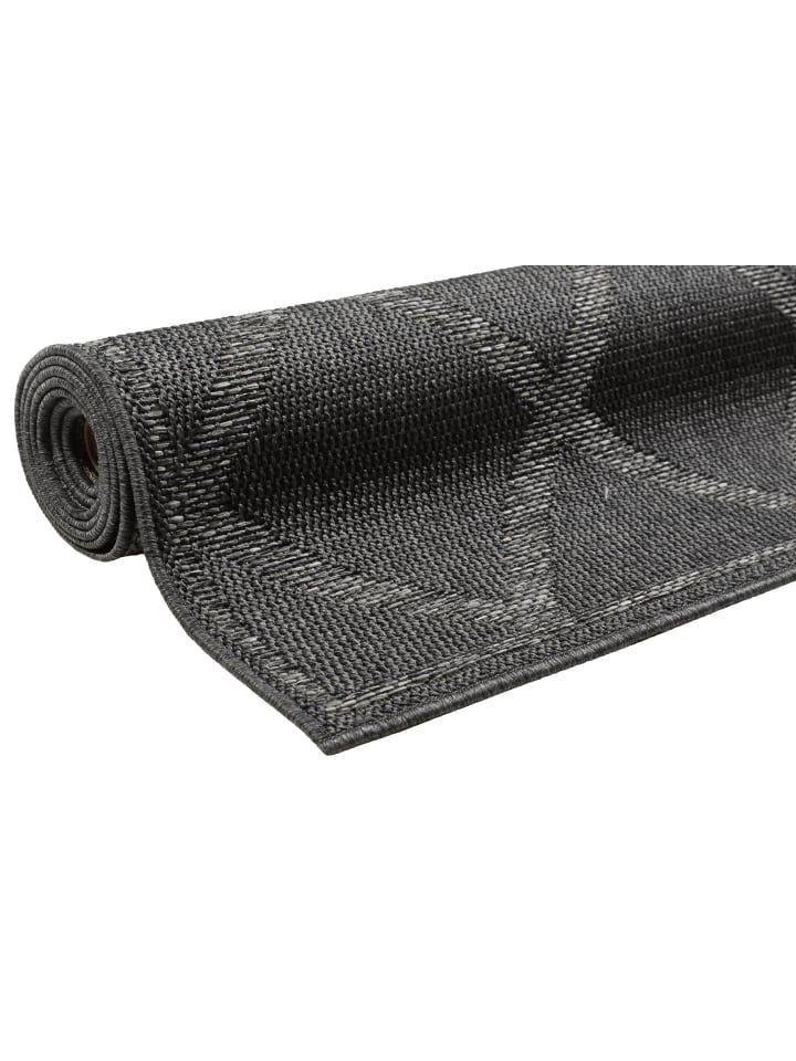 ESPRIT Outdoorteppich Sparkle in anthrazit silber günstig kaufen