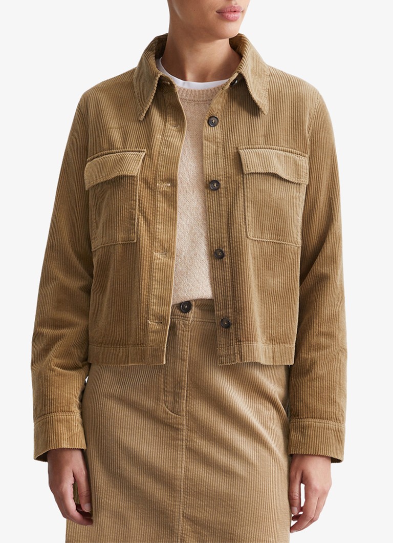 Chaqueta corta de pana con bolsillos en el pecho de Marc O'Polo