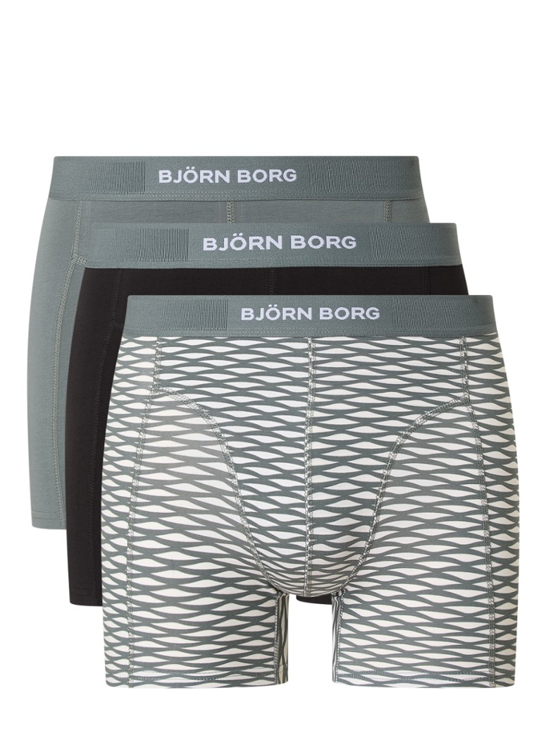 Confezione da 3 boxer in cotone biologico Björn Borg