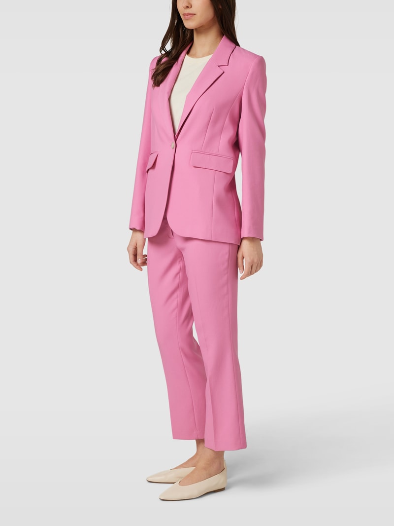 Blazer mit Pattentaschen in pink